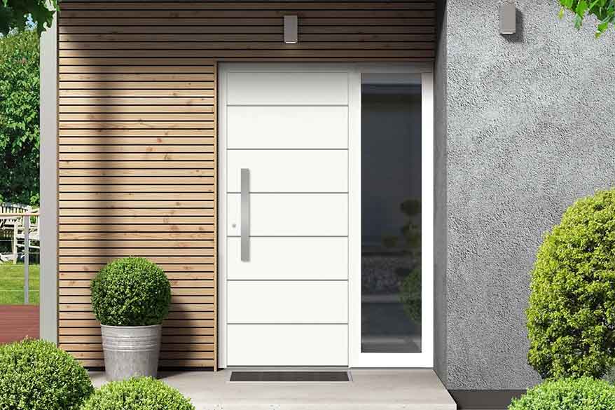 Portes d’entrée aluminium Fenestram