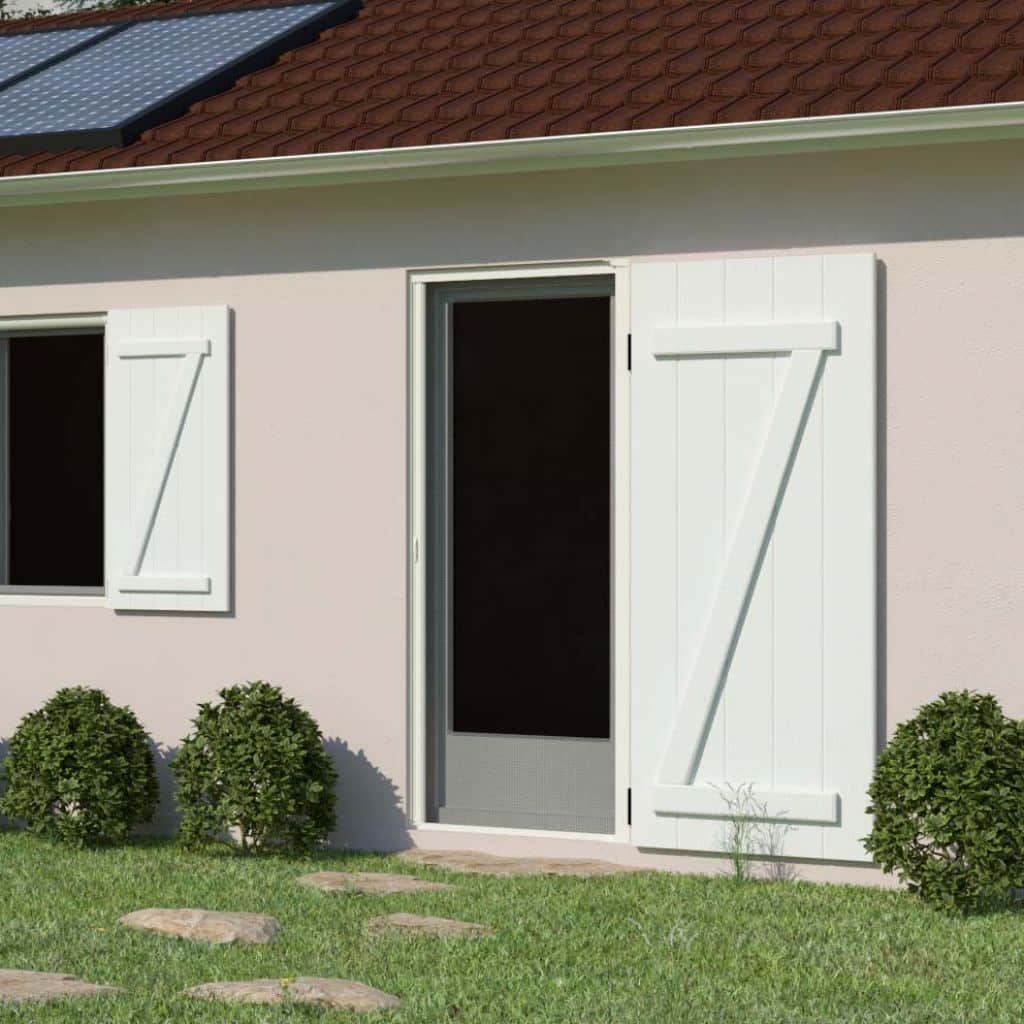 Moustiquaire porte enroulable