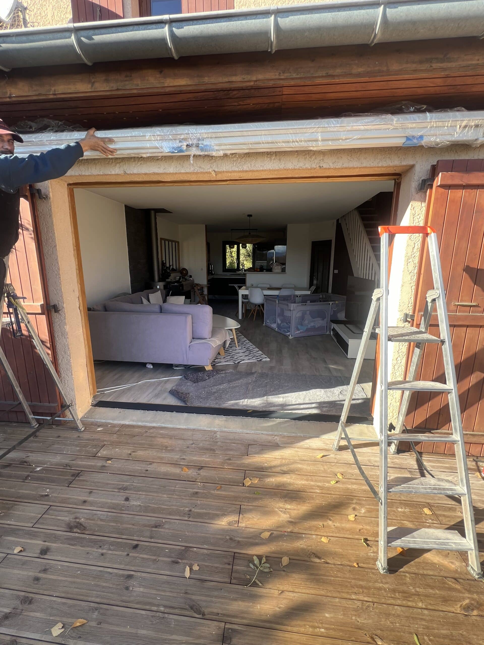 Avant remplacement fenêtre