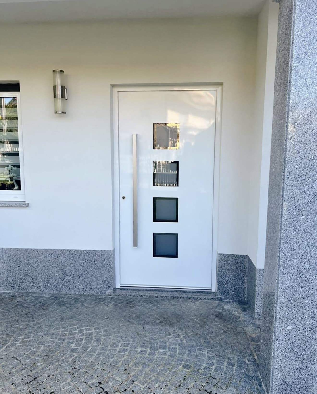 Porte aluminium contemporaine