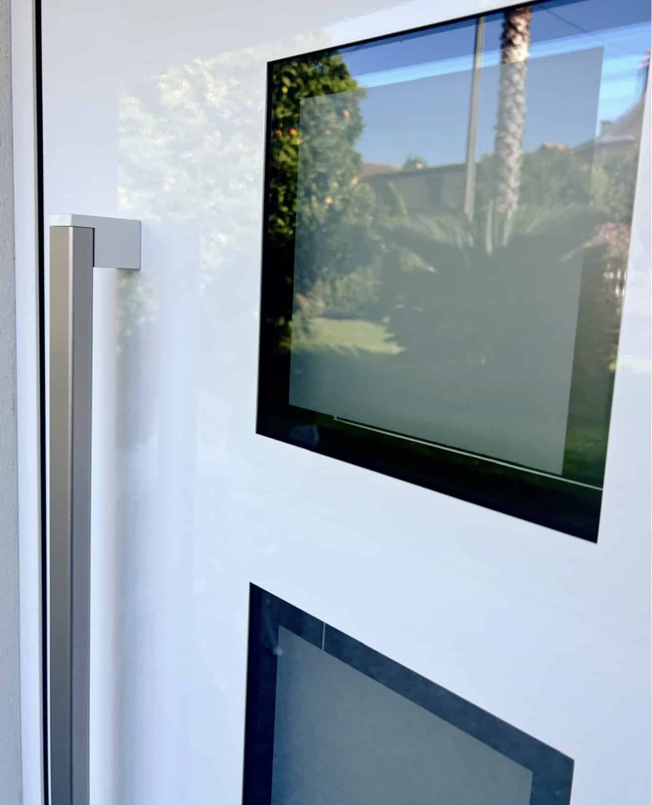 Porte aluminium moderne