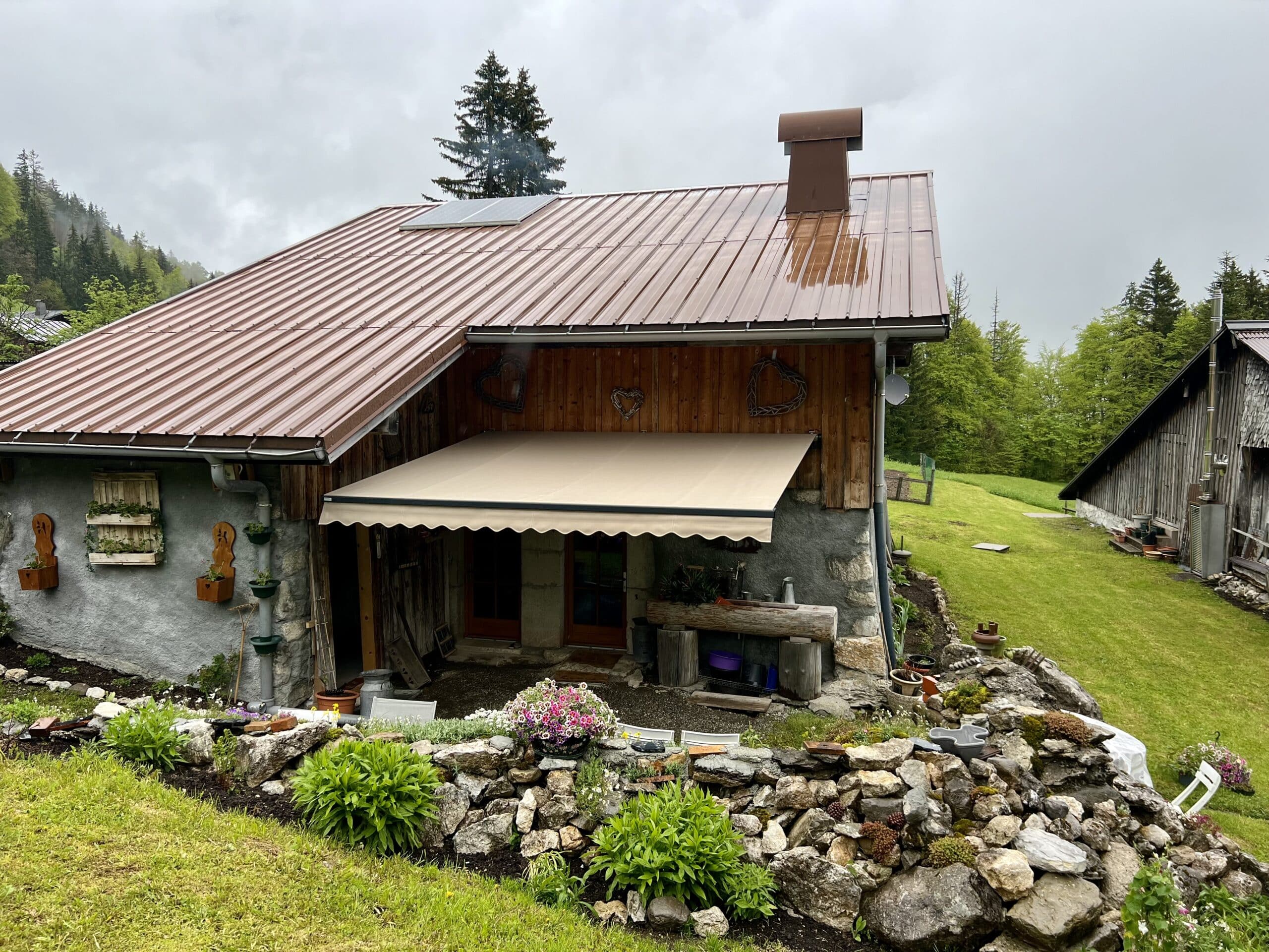 Installation Fenestram : store extérieur